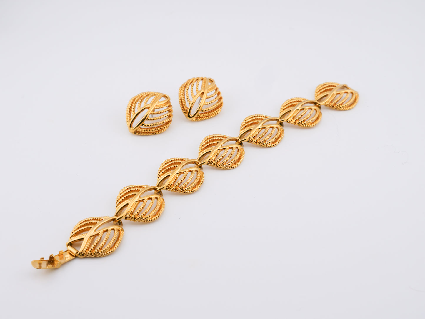 Wings of Devotion Bracelet and Earrings Set