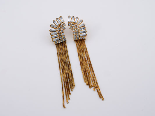 Crystal Waterfall Earrings