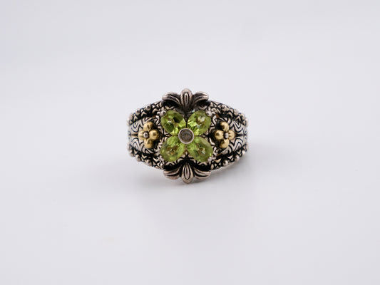 Green Lotus Ring
