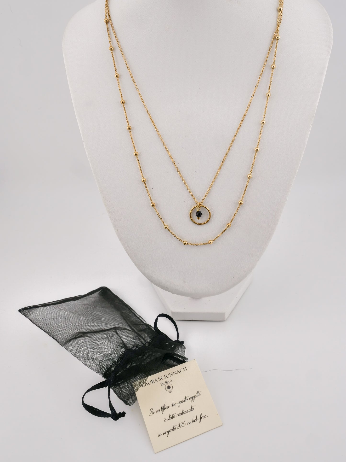 Orbita Nera Necklace