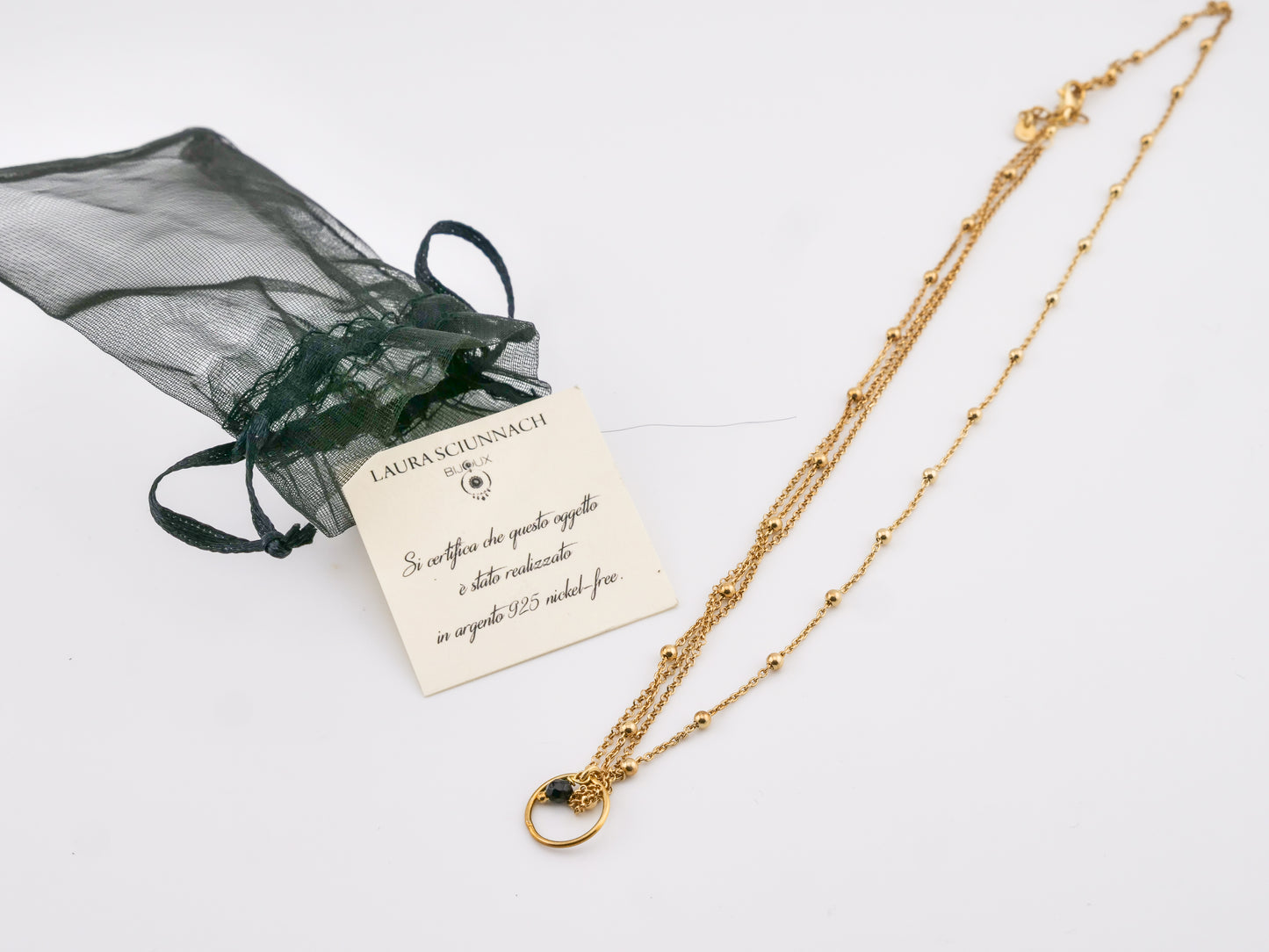 Orbita Nera Necklace