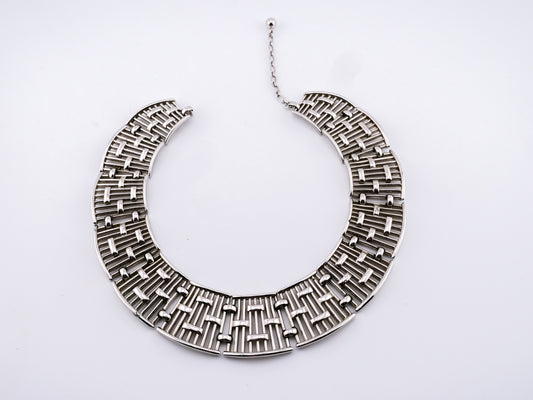 The Silver Citadel Necklace - Vintage Trifari