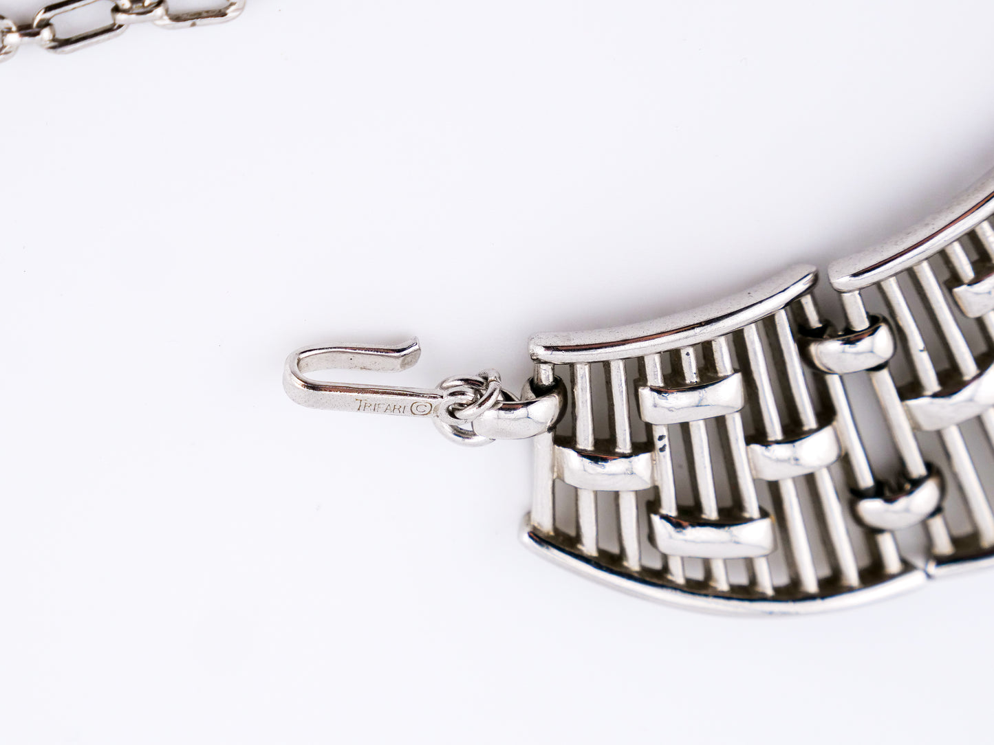 The Silver Citadel Necklace - Vintage Trifari