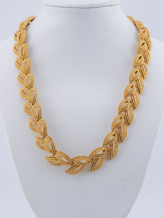 Golden Laurel Necklace