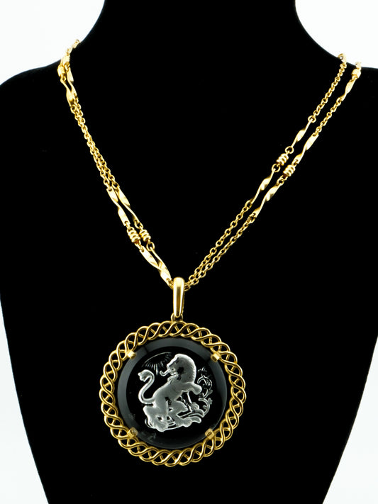 The Moon in Leo Necklace