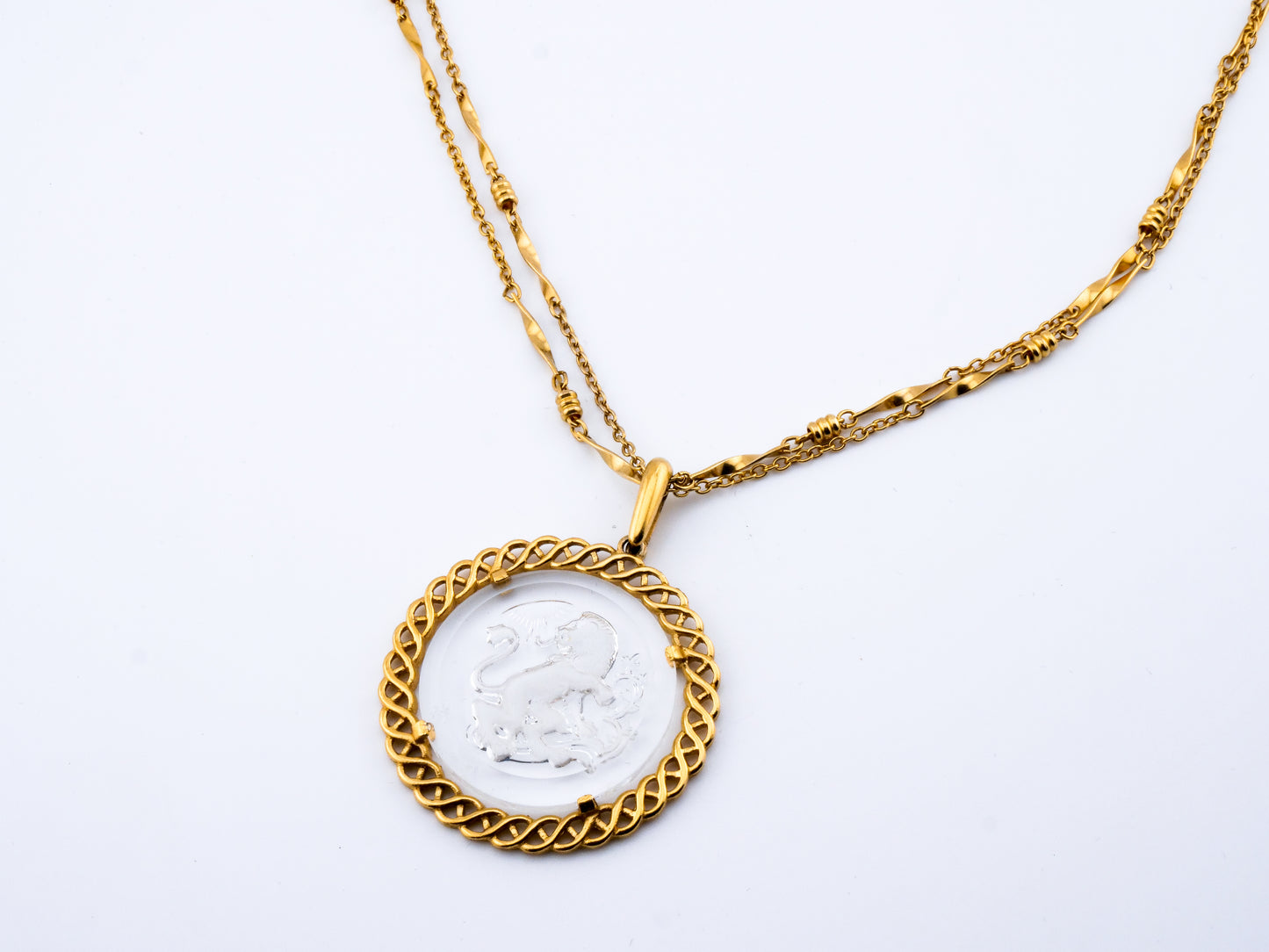 The Moon in Leo Necklace