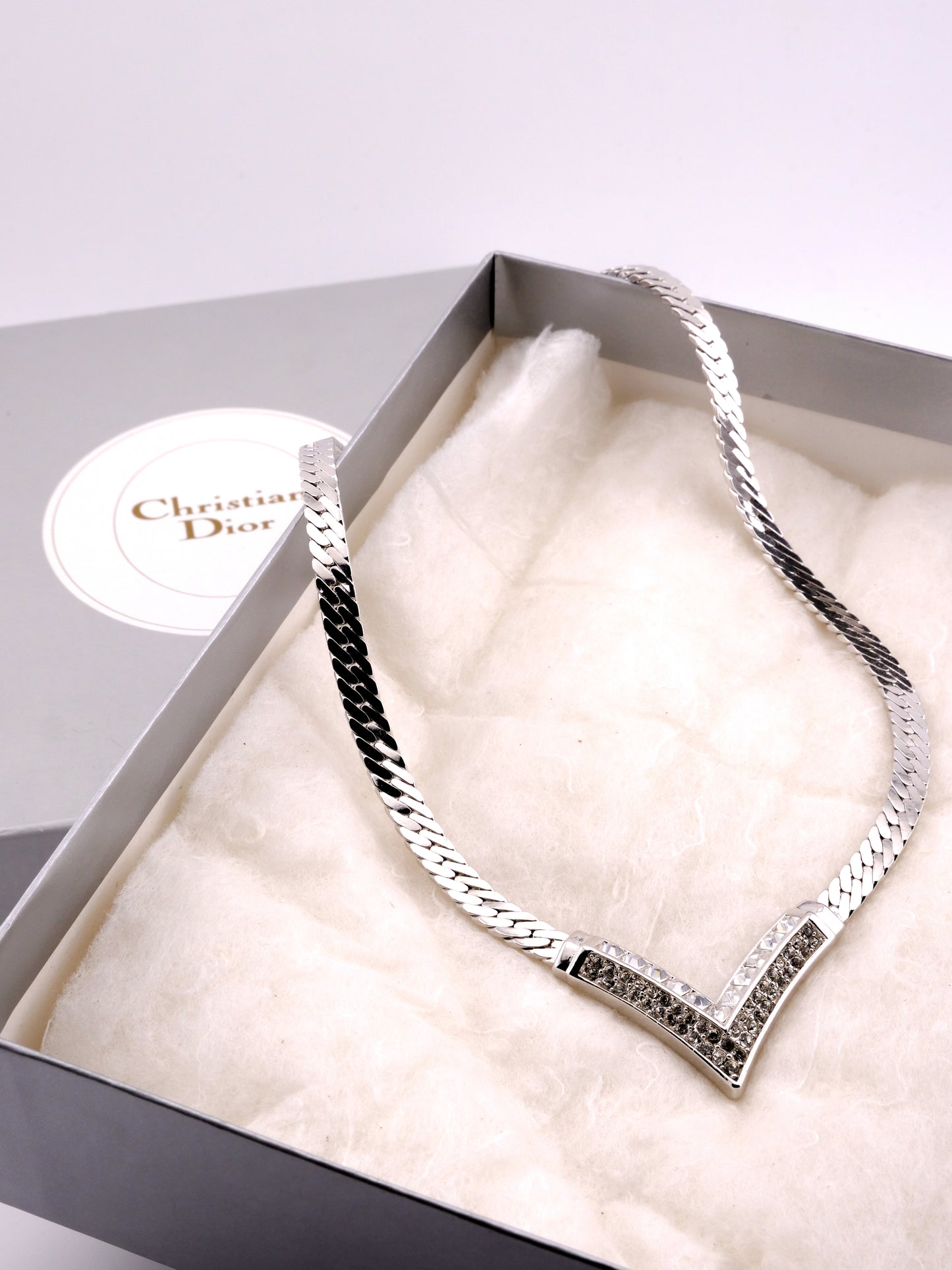 The Silverwing Chevron — Signed Christian Dior