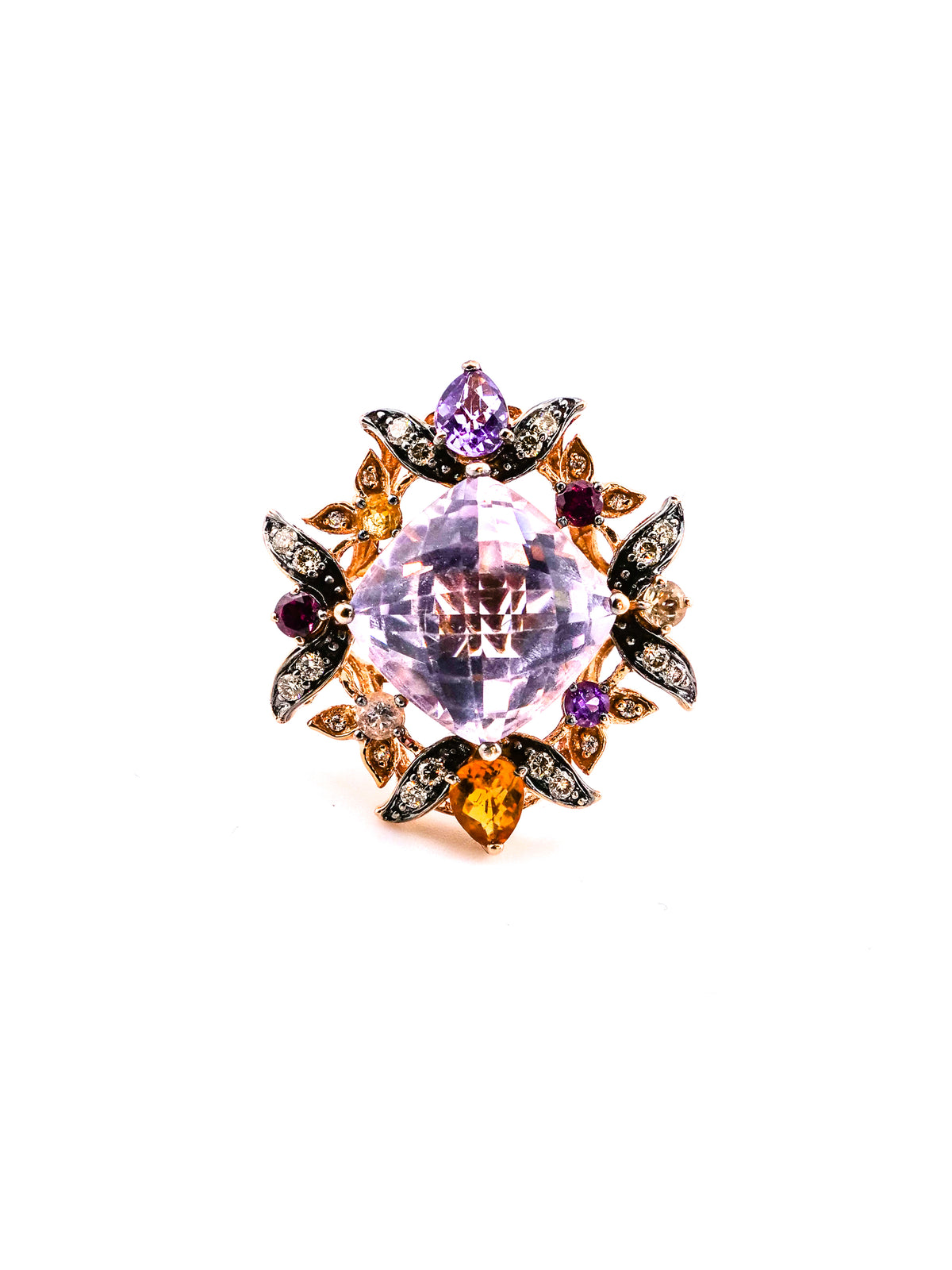 The Amethyst Reverie — LeVian 14K Rose Gold Multi-Stone Cocktail Ring
