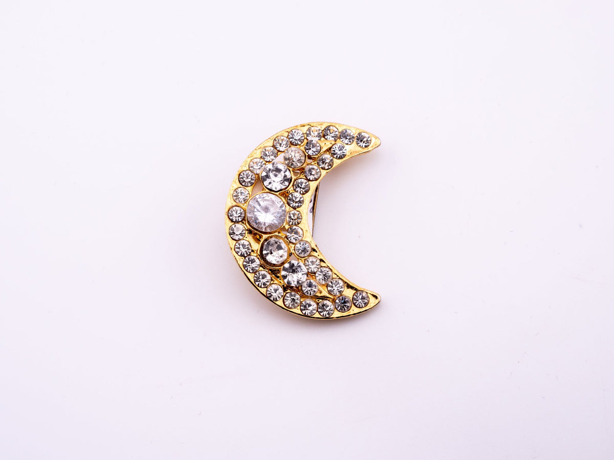 Witching Moon Crescent Brooch