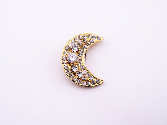 Witching Moon Crescent Brooch