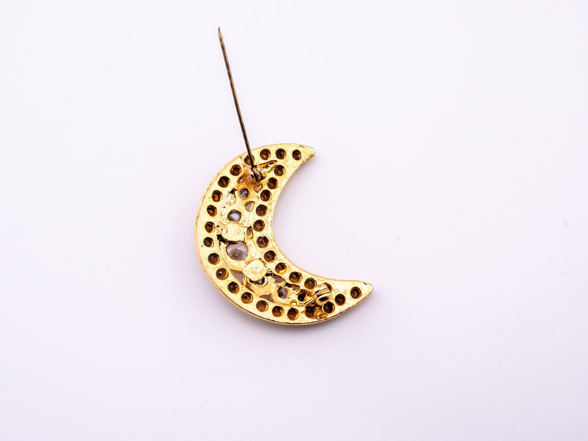 Witching Moon Crescent Brooch