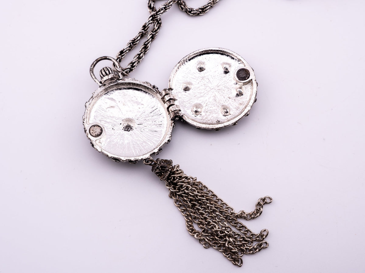 Spell Jar Locket Tassel Necklace