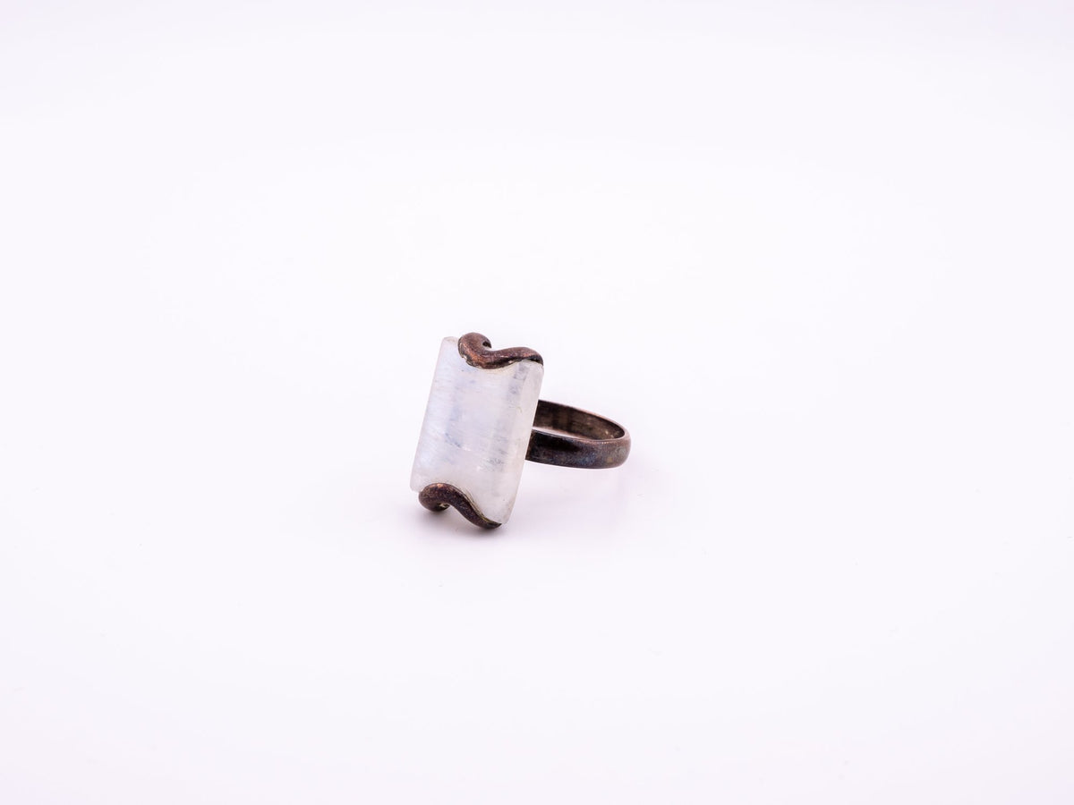 Bone Moon Talisman Ring