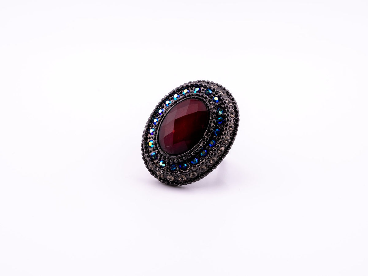 Blood Moon Cocktail Ring