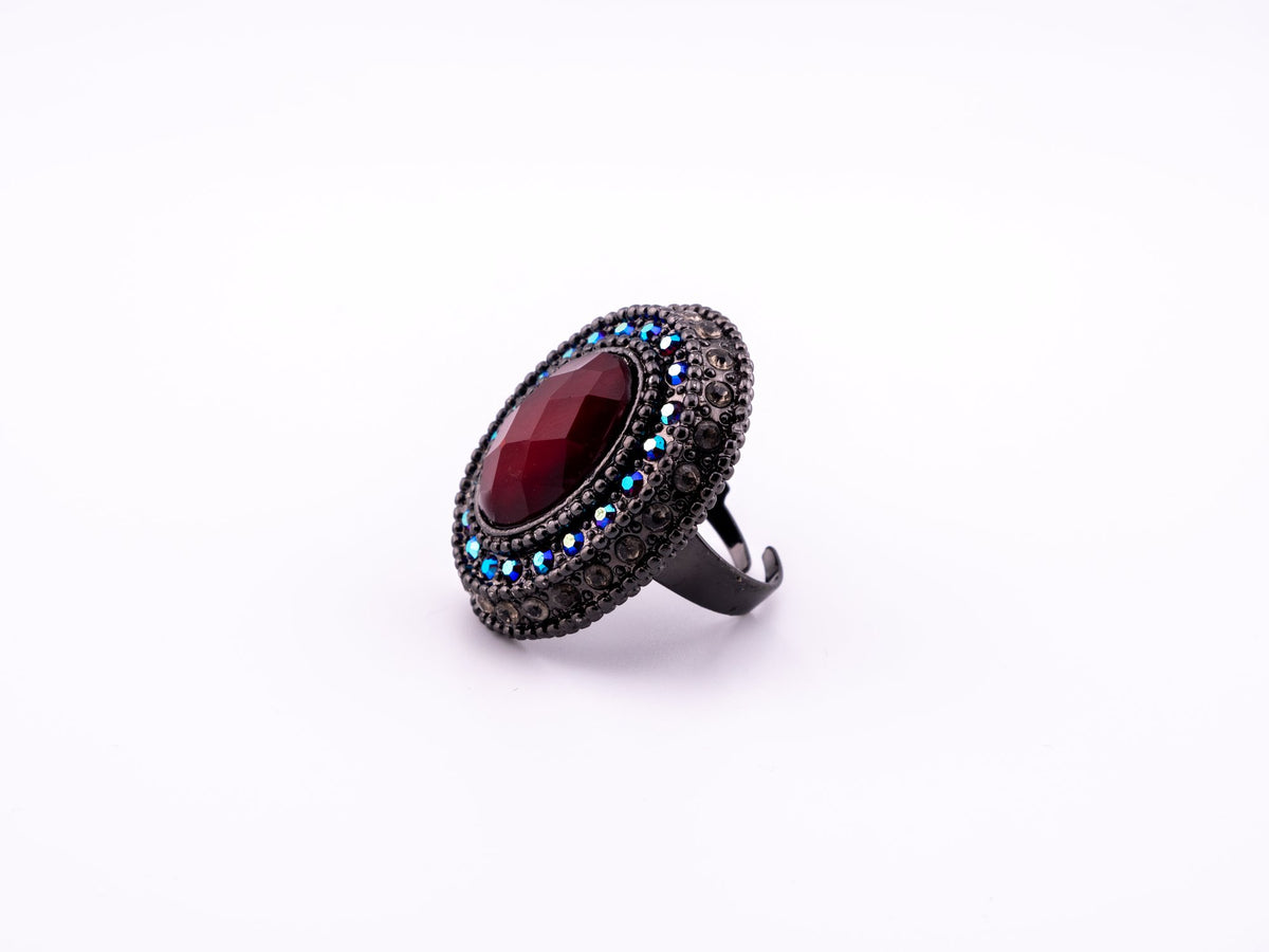Blood Moon Cocktail Ring