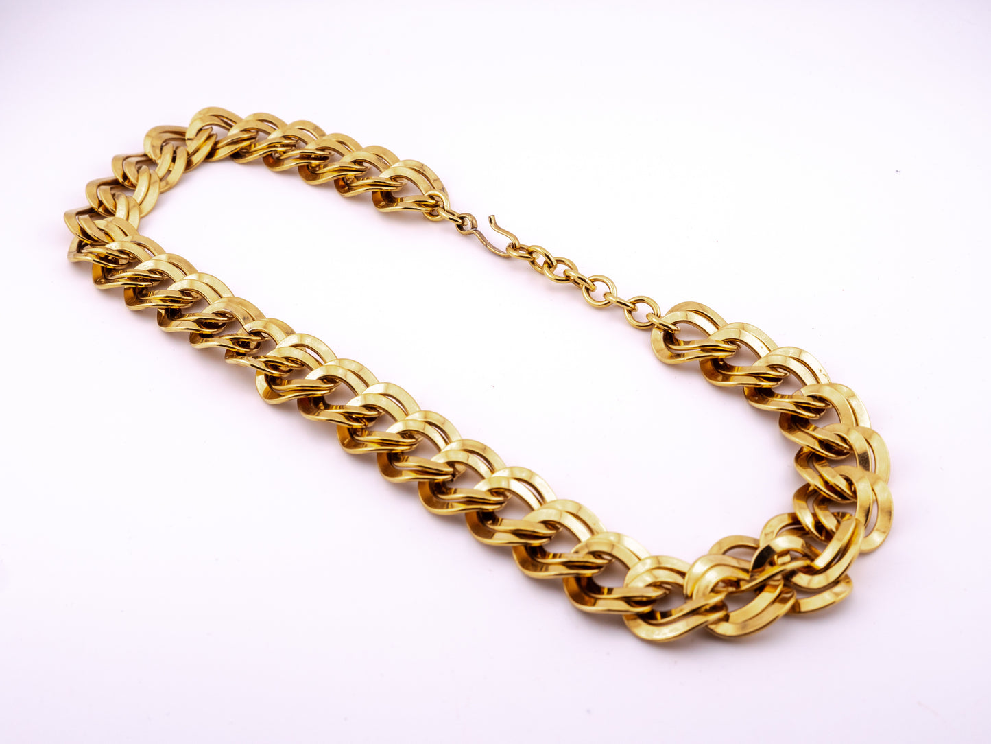 Monet Graduated Double Curb Link Collar