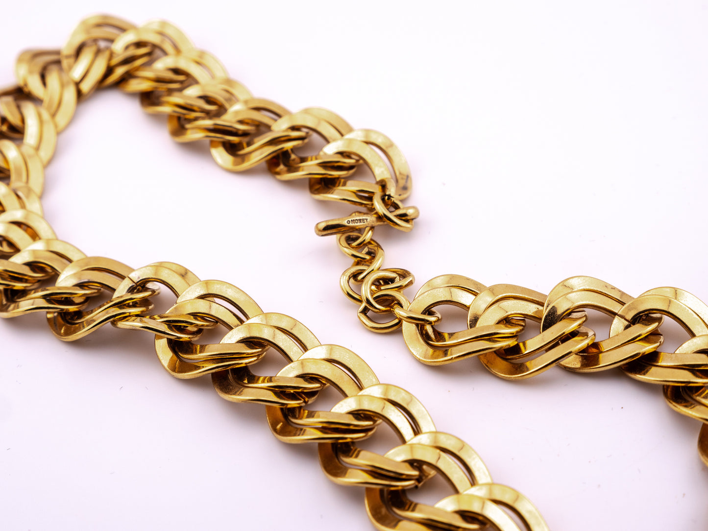 Monet Graduated Double Curb Link Collar