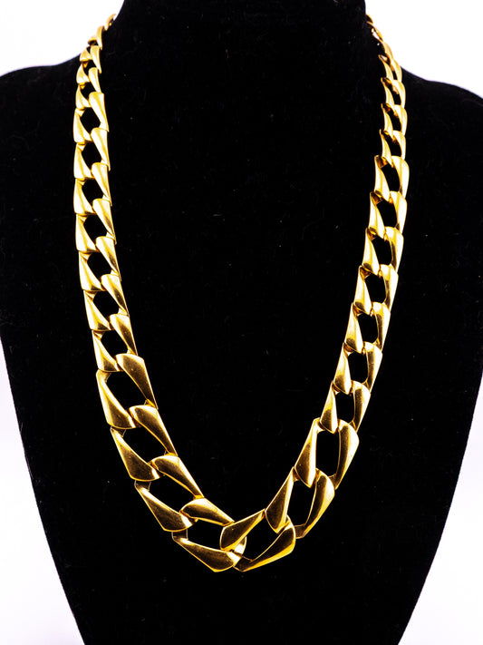 Napier Graduated Curb Chain Necklace, Late 1980s