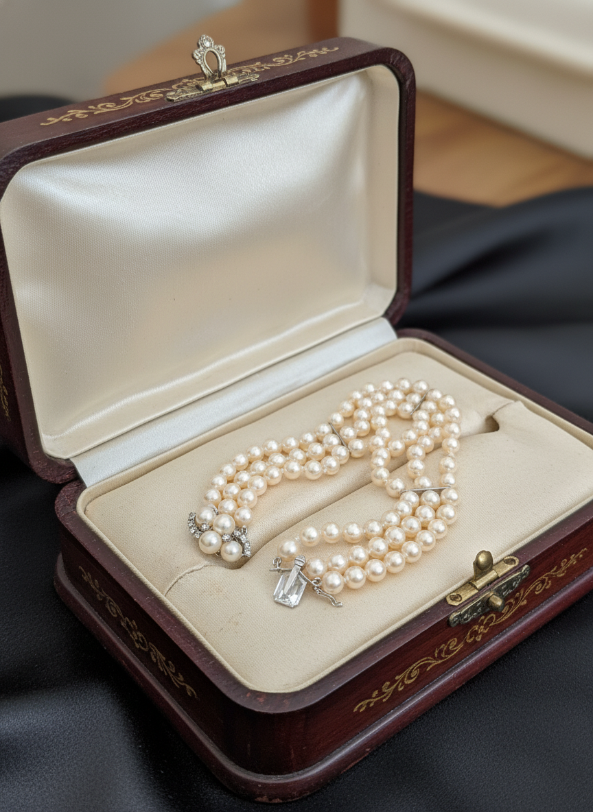 Moonlit Heirloom Pearl Bracelet